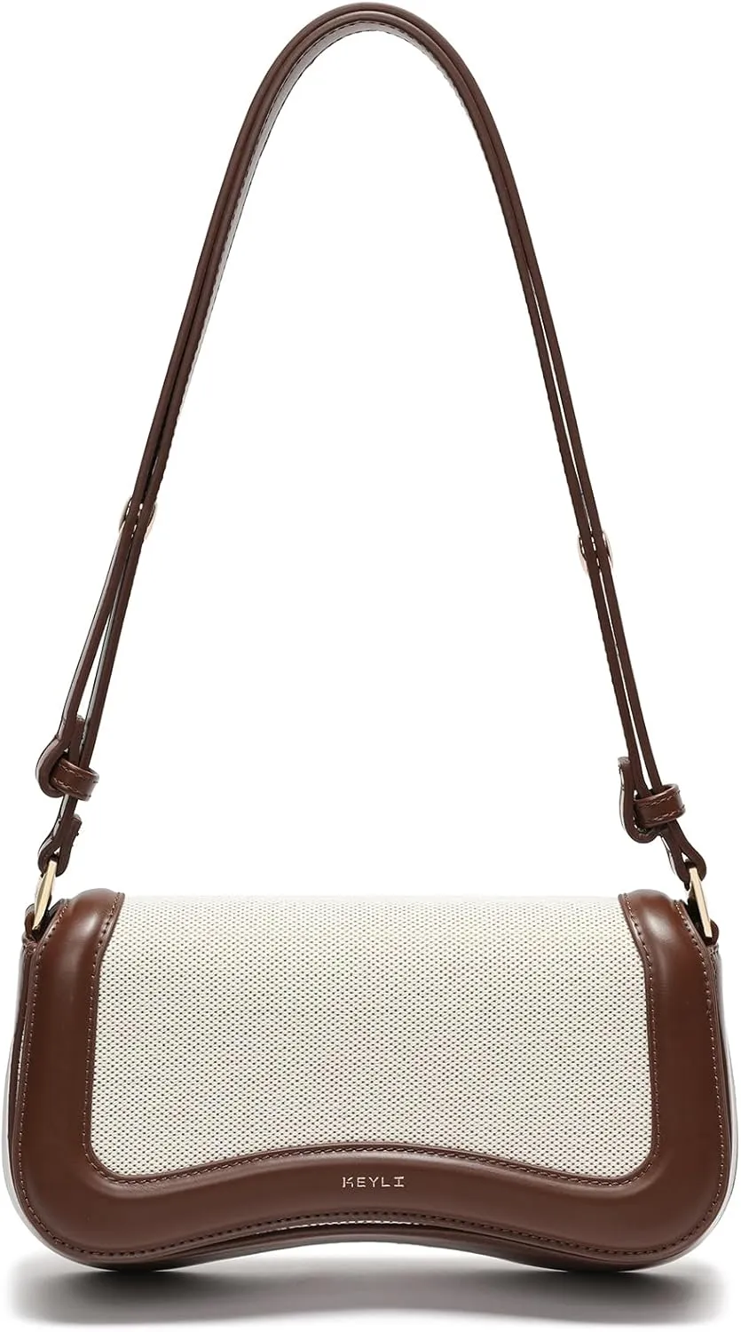 Keyli Small Shoulder Bag for women Trendy Crossbody Purse Waterproof Leather Handbags Clutch Tote Designer Bags
