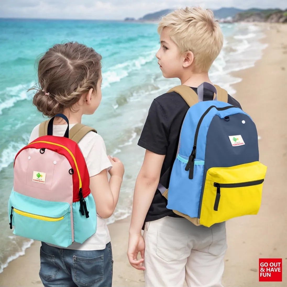 Kids Backpacks For Girls Boys, Backpack Kindergarten Elementary School, Bookbag Backpack For Kids, For School & Travel, Small Kids Child Toddler Backpack, 15" H, For Kids 6-9 Large