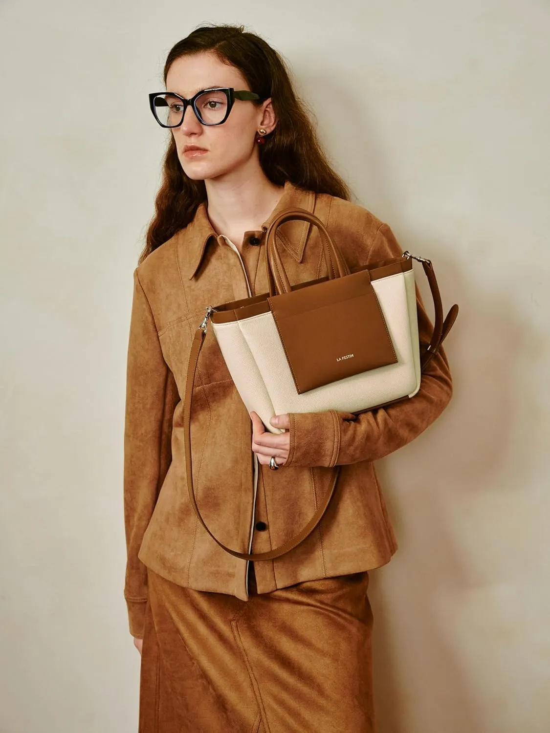LA FESTIN Cowhide Leather Handbags For Women