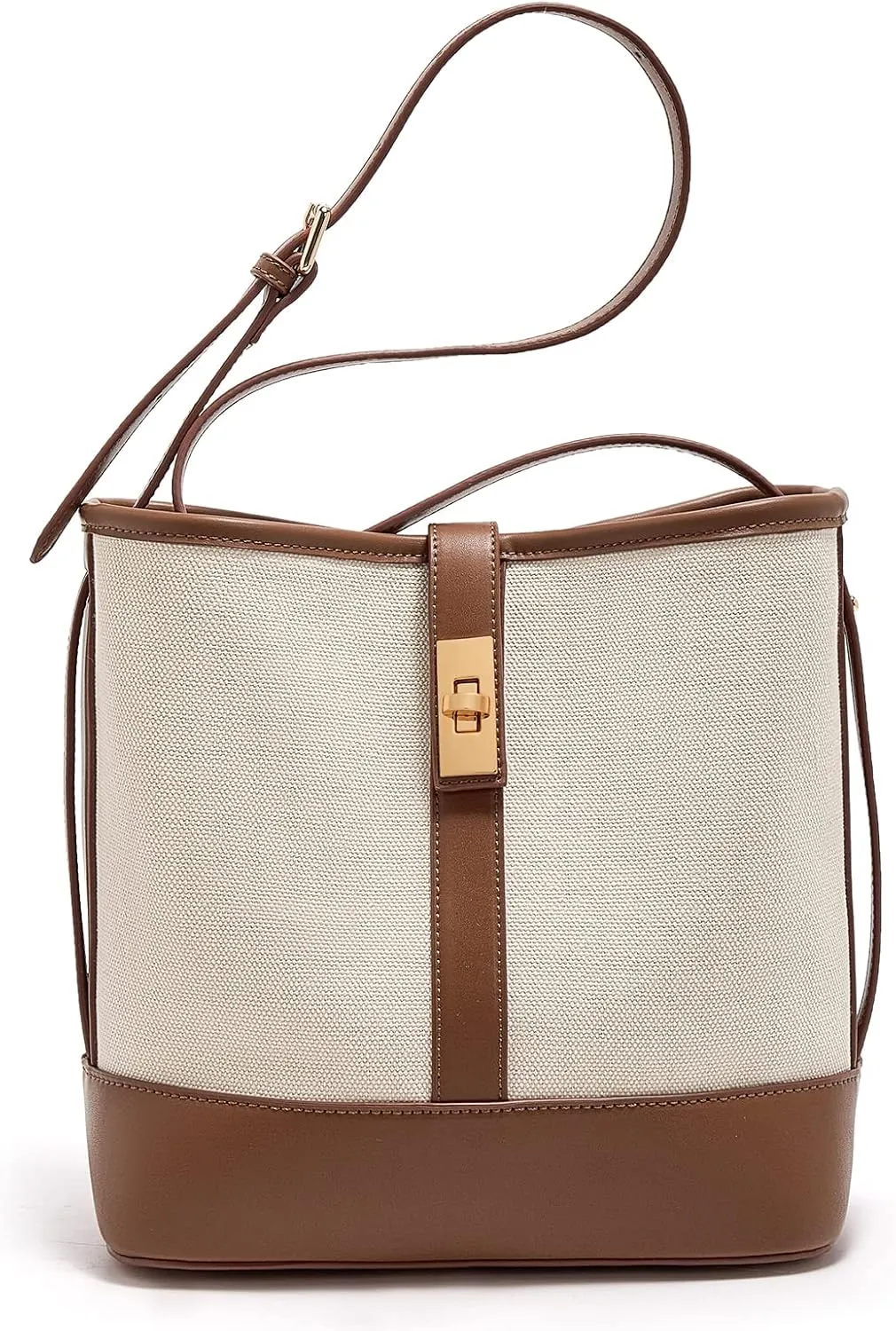 LAORENTOU Cowhide Leather Women Crossbody Bag Purse Tote Style Handbags Trendy for Ladies