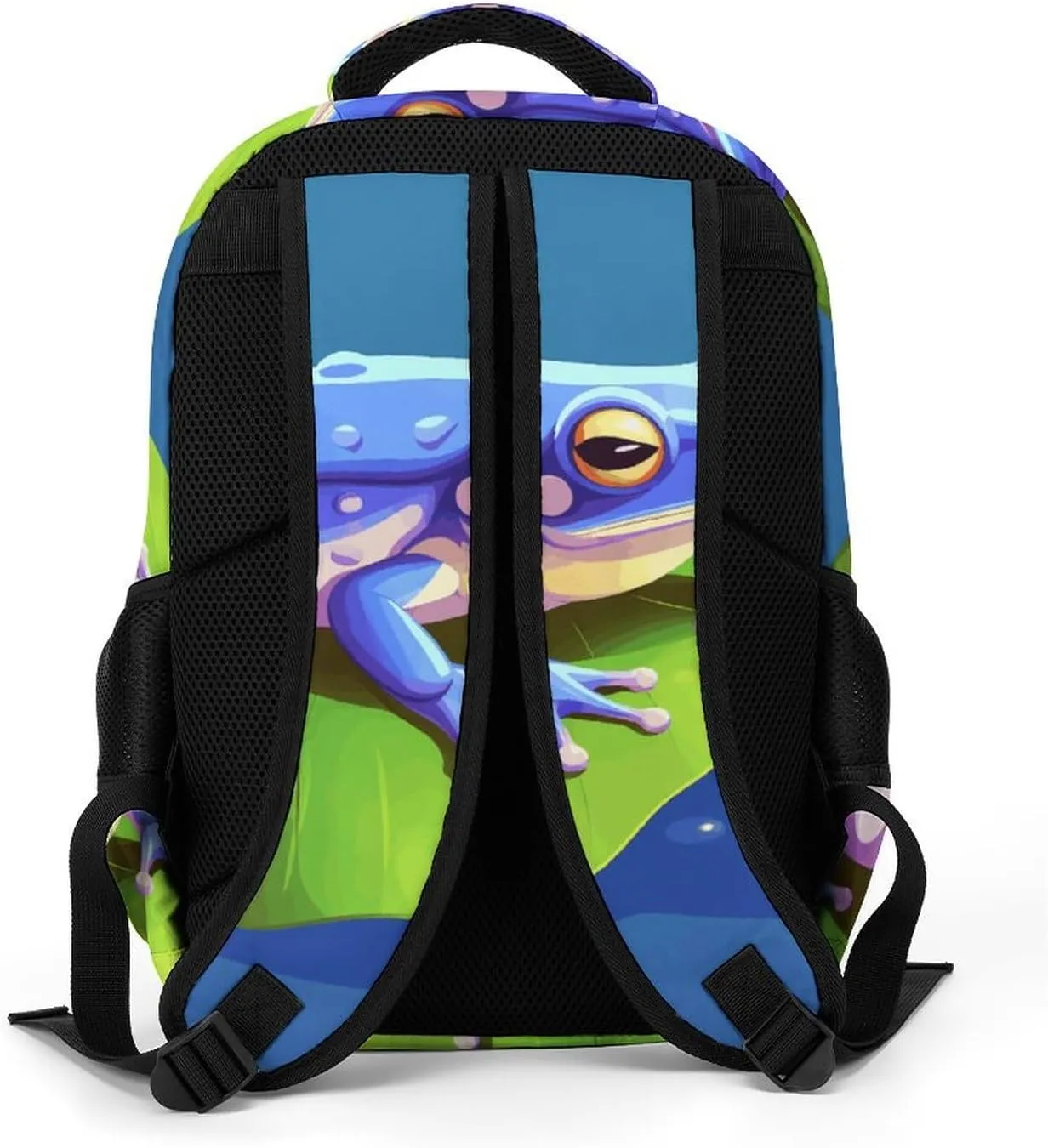 Laptop Backpack for Men Women Daypack A Cartoon Frog Computer Bag Travel Backpacks Laptop Bag
