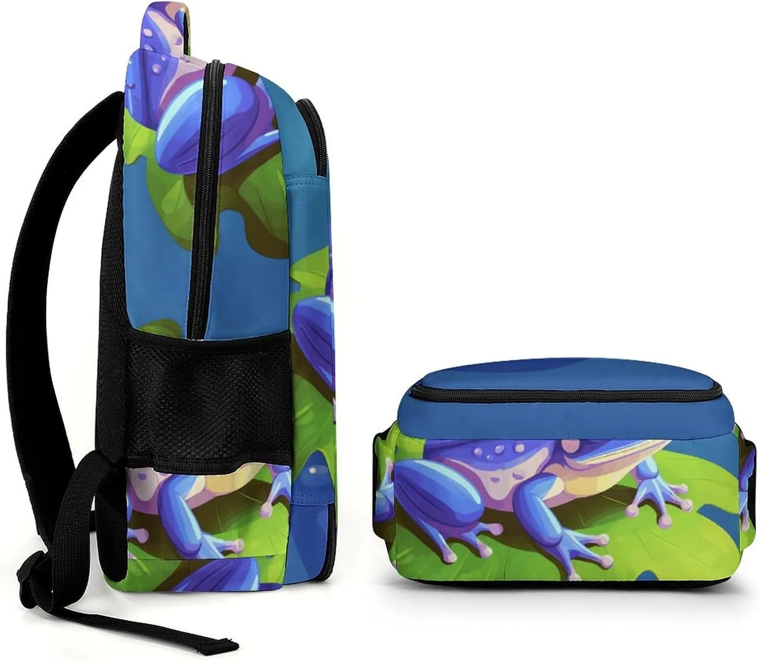 Laptop Backpack for Men Women Daypack A Cartoon Frog Computer Bag Travel Backpacks Laptop Bag