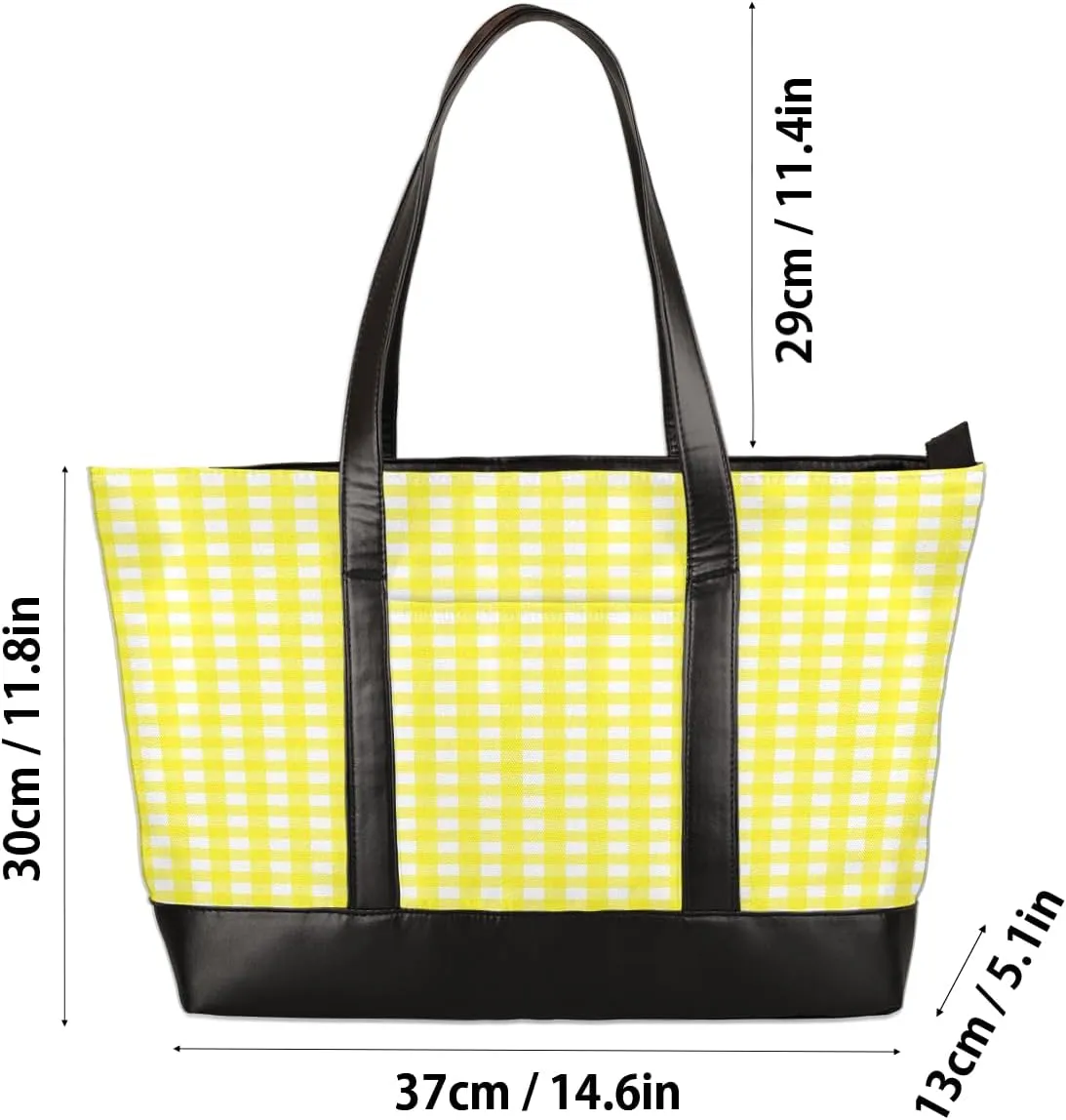 Laptop Tote Bag for Women Girls Large Canvas Shoulder Bag