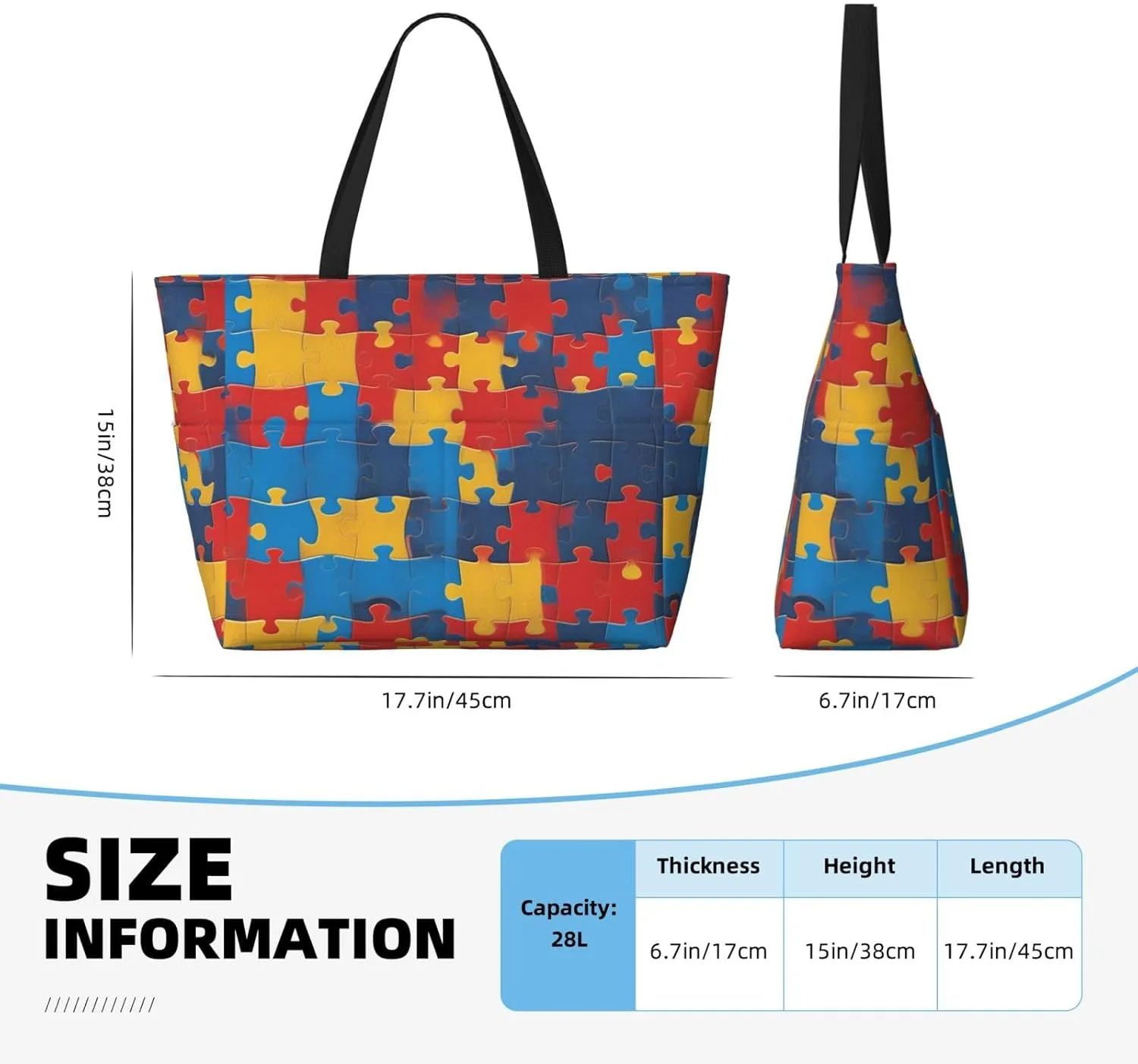 Large Beach Bag Waterproof Beach Totes Bags for Women Men, Pool Bag with Zipper Pocket