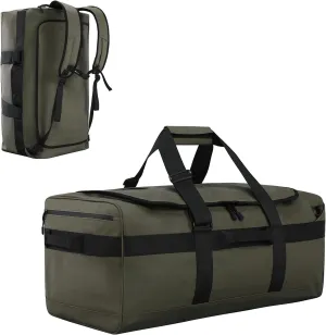 Large Duffel Backpack Bag, 3-Way Water Resistant Gym Duffle Bag with Shoe Compartment for Sports Workout