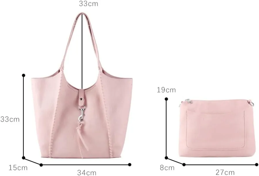 Large Tote Bag Women Trendy Soft PU Leather Shoulder Bag Underarm Purses Ladies Satchel Work Travel Handbags 2025