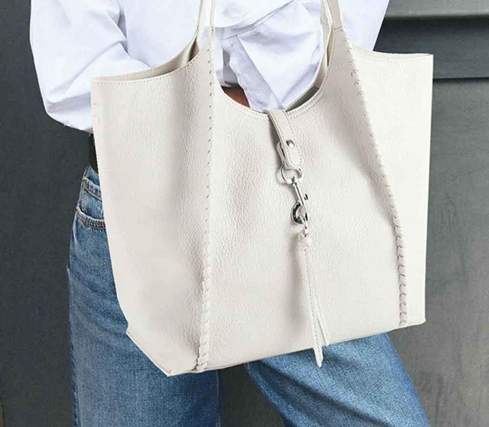 Large Tote Bag Women Trendy Soft PU Leather Shoulder Bag Underarm Purses Ladies Satchel Work Travel Handbags 2025
