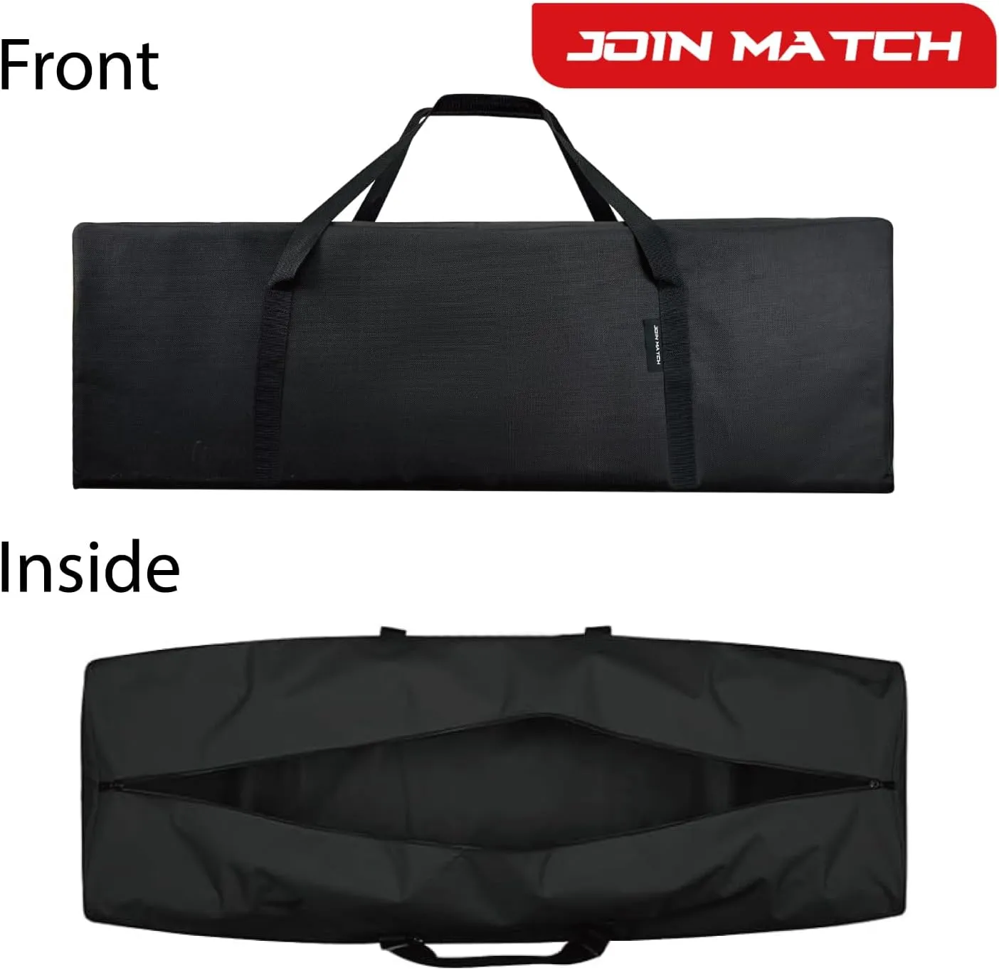 Large Travel Duffel Bag, 60inch Sport Storage Large Zippered Bag, Sturdy & Water Resistant Made of Durable 600D Oxford Fabric for Camping & Hiking.