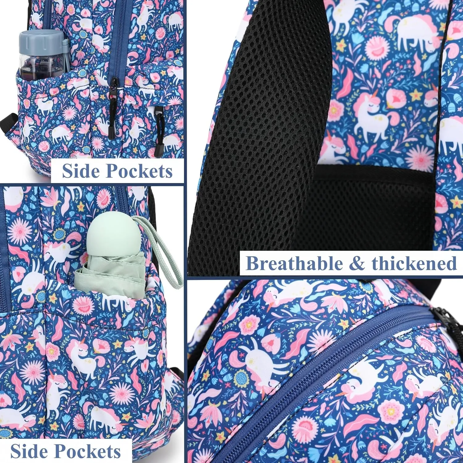 Leaper Girls Kawaii Laptop Backpack for School Boys Backpack Kids Travel Backpack Women Bookbag Cute School Bag College Bag