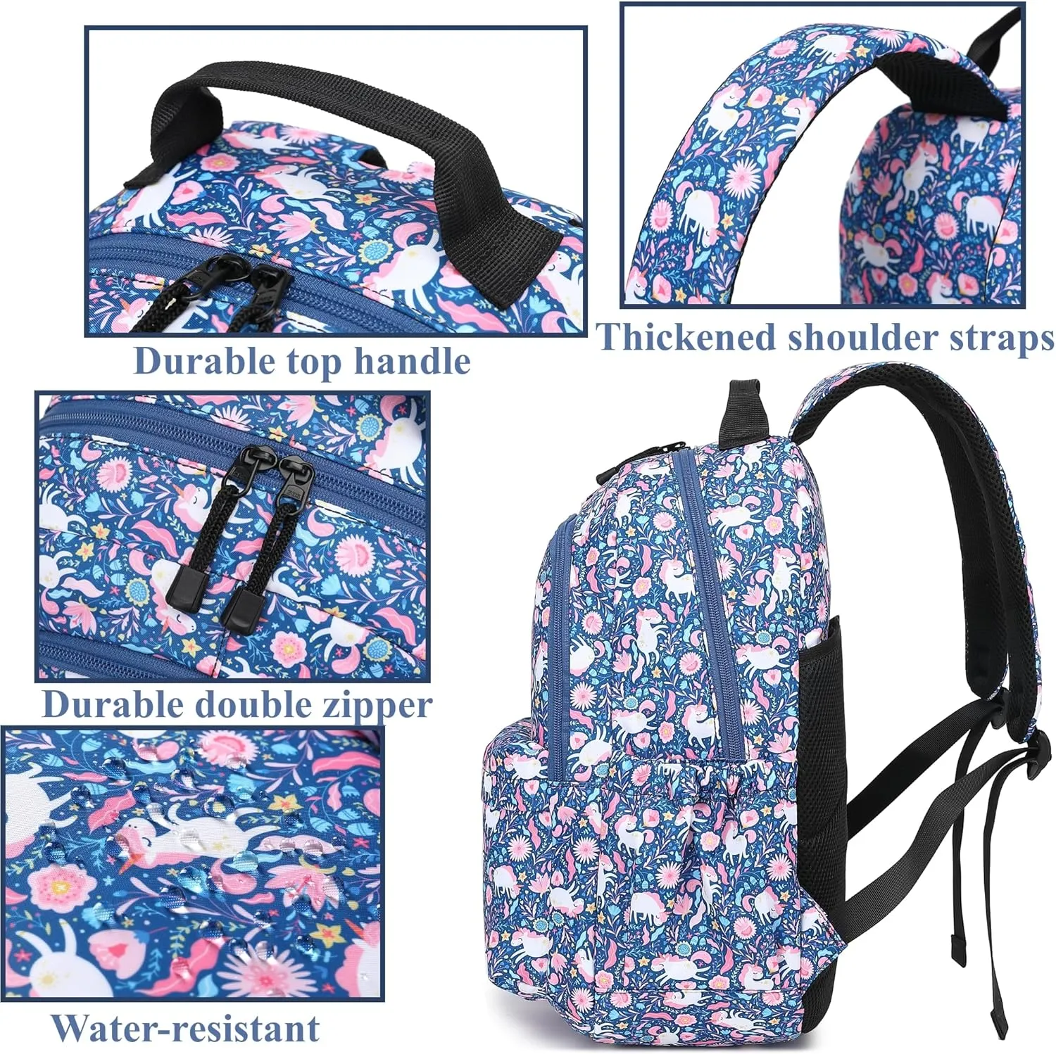 Leaper Girls Kawaii Laptop Backpack for School Boys Backpack Kids Travel Backpack Women Bookbag Cute School Bag College Bag