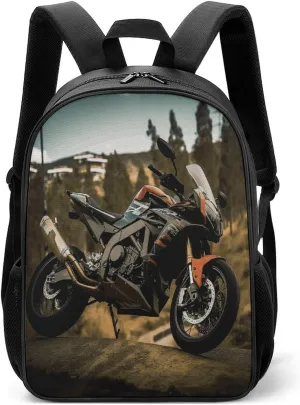 Lightweight Backpacks Cute Travel Bag Durable Sport Motorcycle Printing Small Travel Backpack For Women & Men