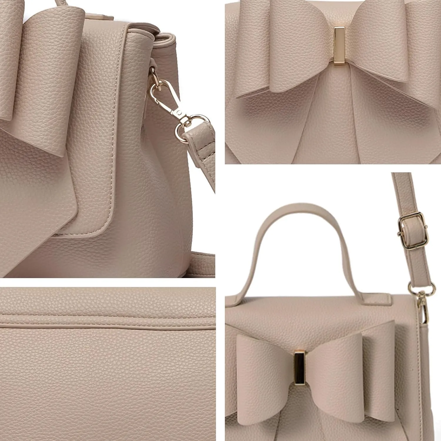 Like Dreams Small Purses for Women | Vegan Leather Cute Bow Purse | Elegant Crossbody Small Handbags for Women