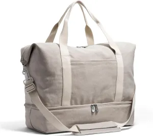 Lo & Sons Original Catalina Deluxe Premium Canvas Duffel Bag – Travel, Gym, Hospital, or Weekender Bag with Shoe Compartment for Men and Women