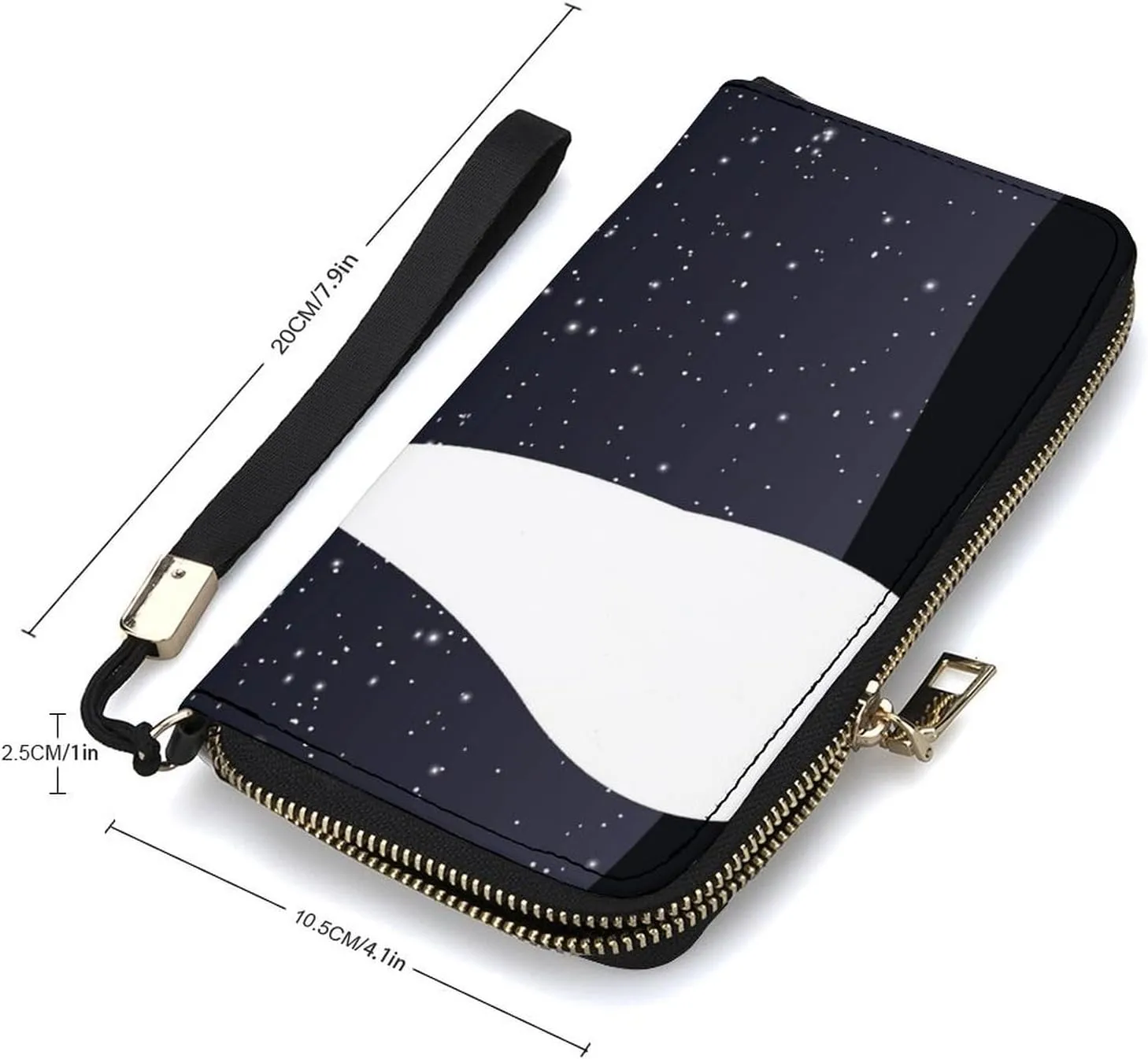 Luxury Long Handbag - PU Leather Large Capacity Clutch Purse with Multiple Card Slots | Elegant Travel Wallet, Party Evening Bag, Gift Box Included (Multiple Colors)