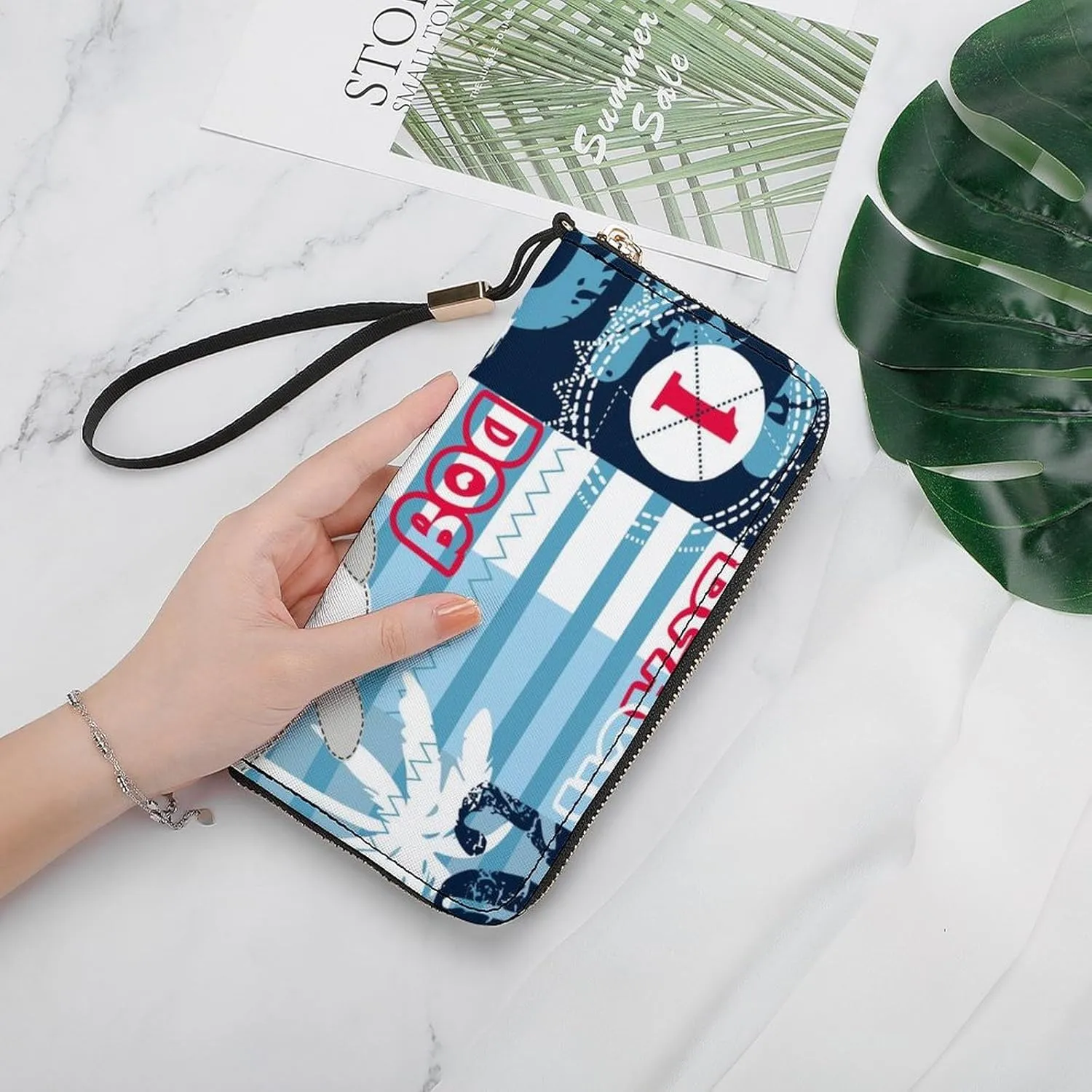 Luxury Long Handbag - PU Leather Large Capacity Clutch Purse with Multiple Card Slots | Elegant Travel Wallet, Party Evening Bag, Gift Box Included (Multiple Colors)