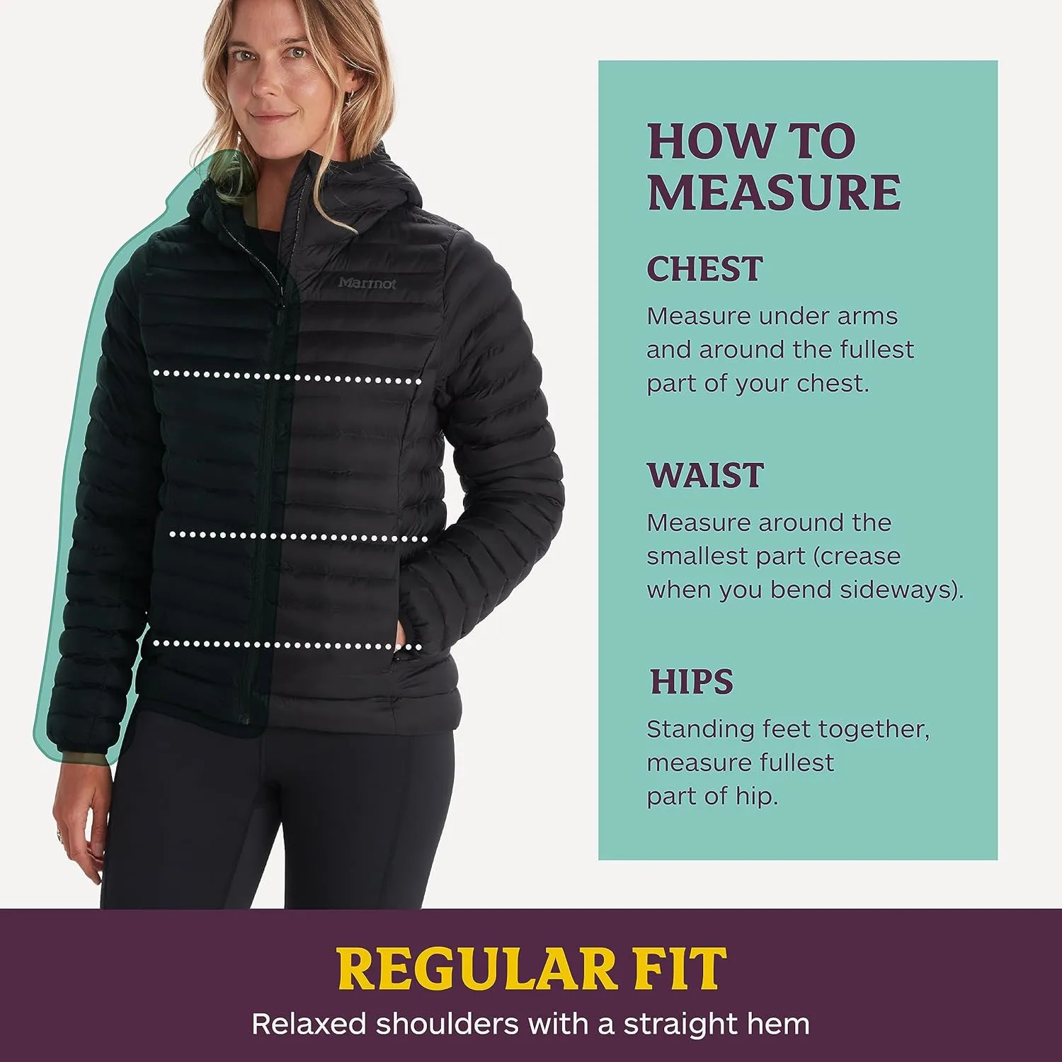 MARMOT Women's Echo Featherless Hoody - Lightweight Down-Alternative Puffer Jacket with Hood