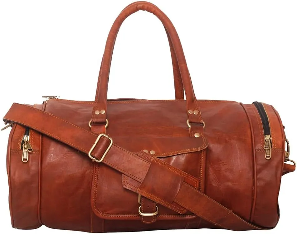 Men's Travel Bags, Brown, 21 inch