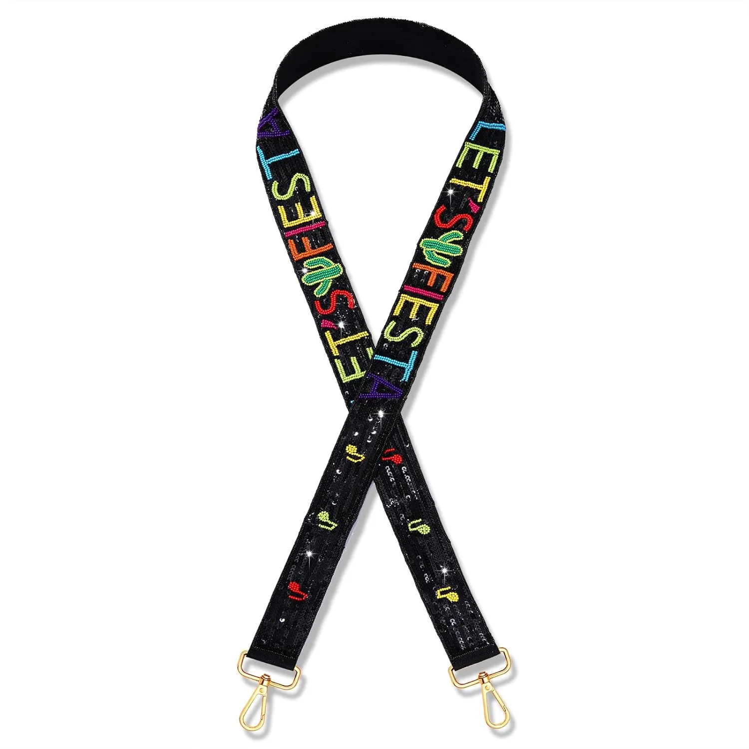 Mexican Purse Strap Beaded FIESTA Purse Strap Replacement Cinco De Mayo Crossbody Bag Straps Mexican Outfit Gifts Party Favors (Style A)