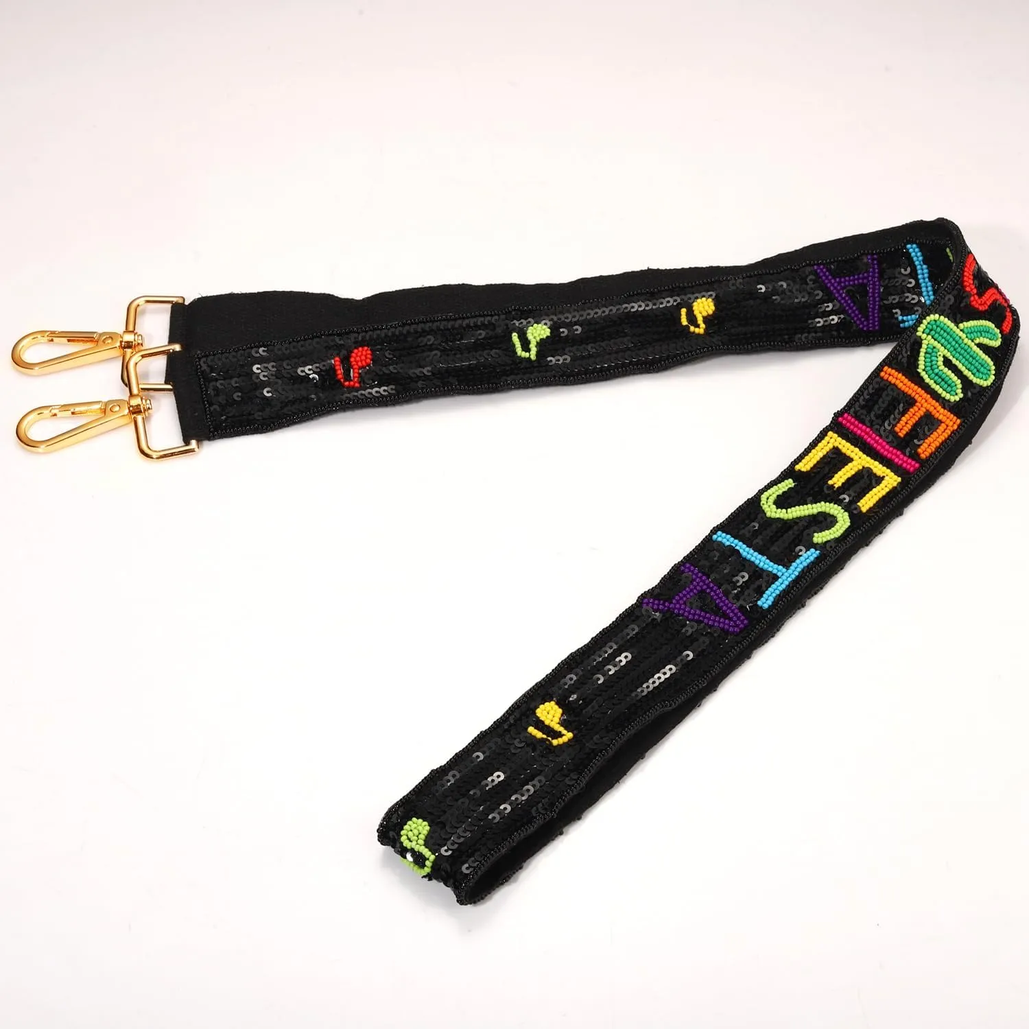 Mexican Purse Strap Beaded FIESTA Purse Strap Replacement Cinco De Mayo Crossbody Bag Straps Mexican Outfit Gifts Party Favors (Style A)
