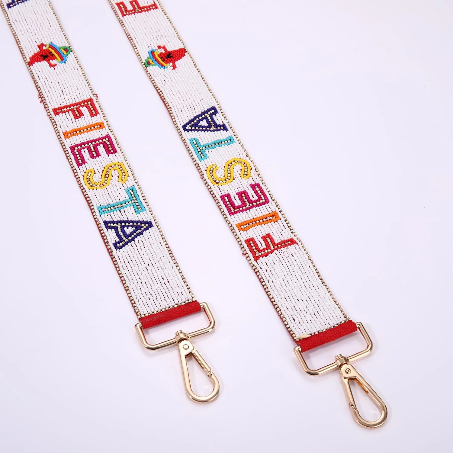 Mexican Purse Strap Beaded FIESTA Purse Strap Replacement Cinco De Mayo Crossbody Bag Straps Mexican Outfit Gifts Party Favors (Style F)