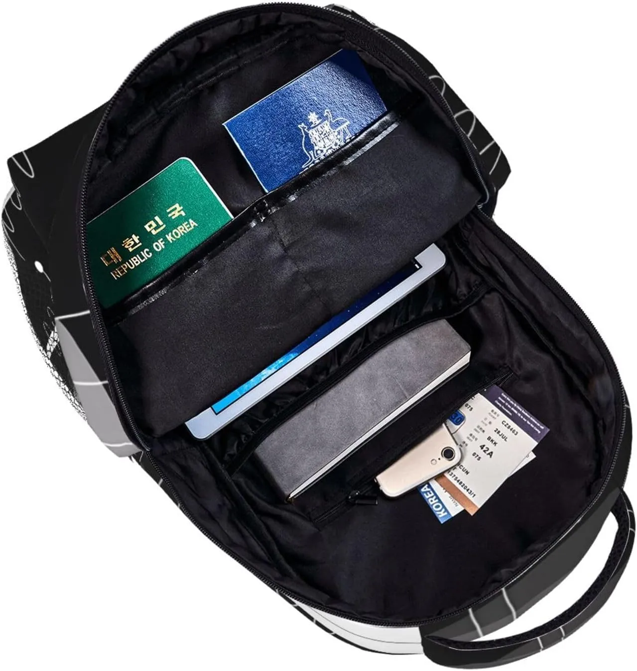 Mid-Century Atomic Space Age Backpacks 15 Inch Laptop Backpack Multipurpose Double Shoulder Bag For Men Women Gifts