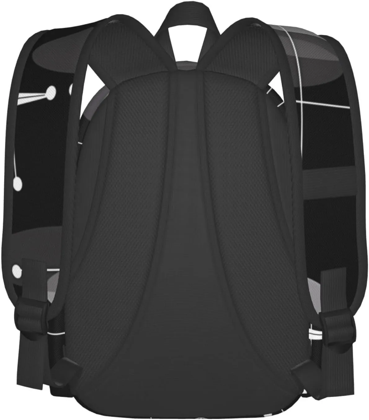Mid-Century Atomic Space Age Backpacks 15 Inch Laptop Backpack Multipurpose Double Shoulder Bag for Men Women Gifts