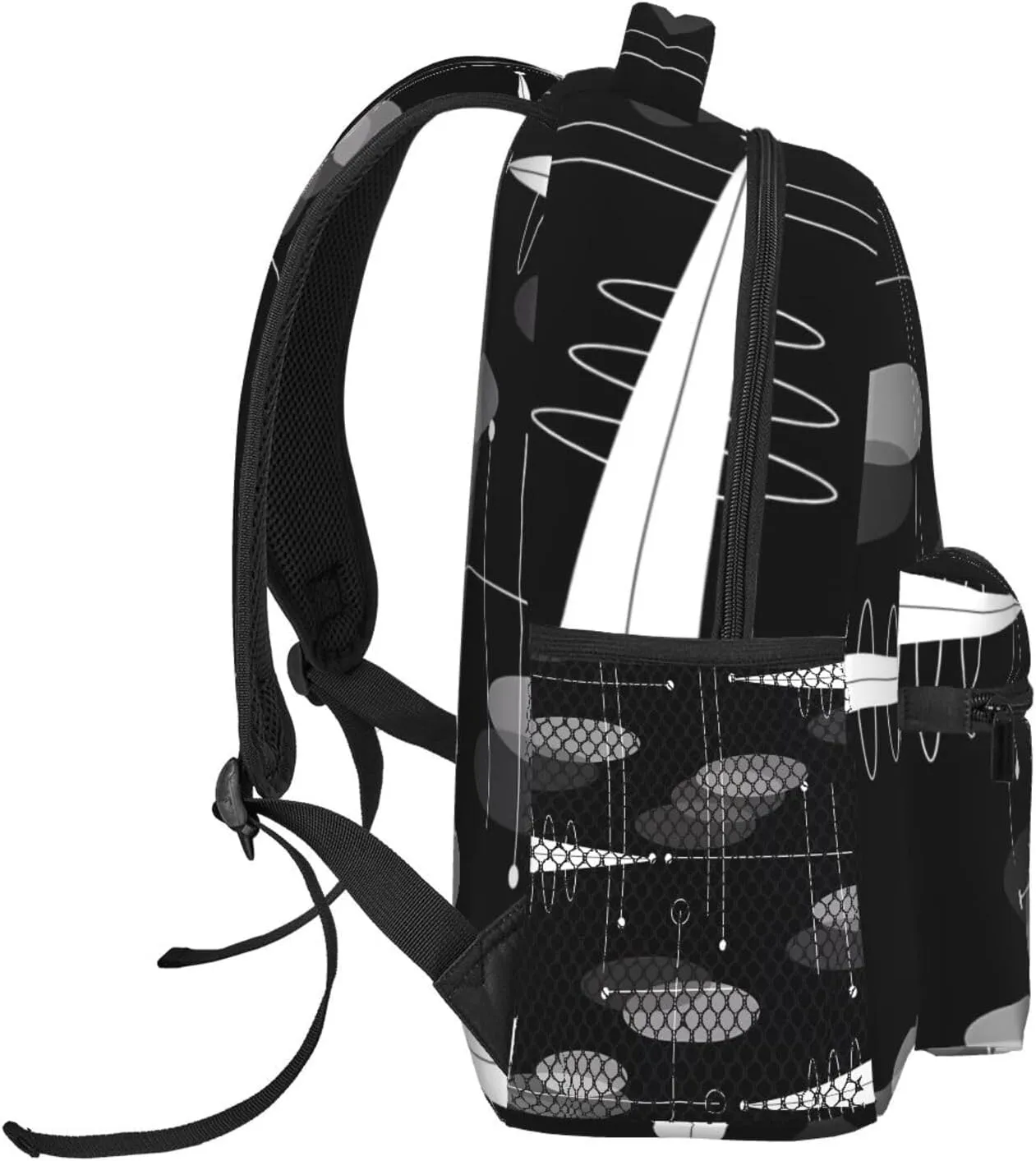 Mid-Century Atomic Space Age Backpacks 15 Inch Laptop Backpack Multipurpose Double Shoulder Bag For Men Women Gifts