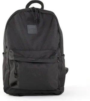 Mintra Office Backpack, Water-resistant Everyday Bag with Adjustable Straps, Unisex Backpack for Travel, College, Multi-Compartments with Secure Zippers, Black, 15L Small, 10" W x 14.17" H