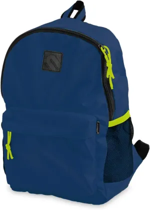 Mintra Office Backpack, Water-resistant Everyday Bag with Adjustable Straps, Unisex Backpack for Travel, College, Multi-Compartments with Secure Zippers, Dark Blue, 15L Small, 10" W x 14.17" H