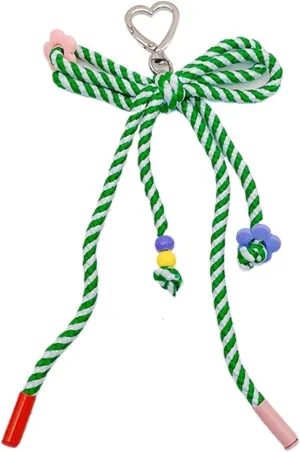 MOLERFO Designer Rope Bag Charms for Handbag Cute Keychain Y2k Backpack Hanging Ornament Aesthetic Preppy Stuff