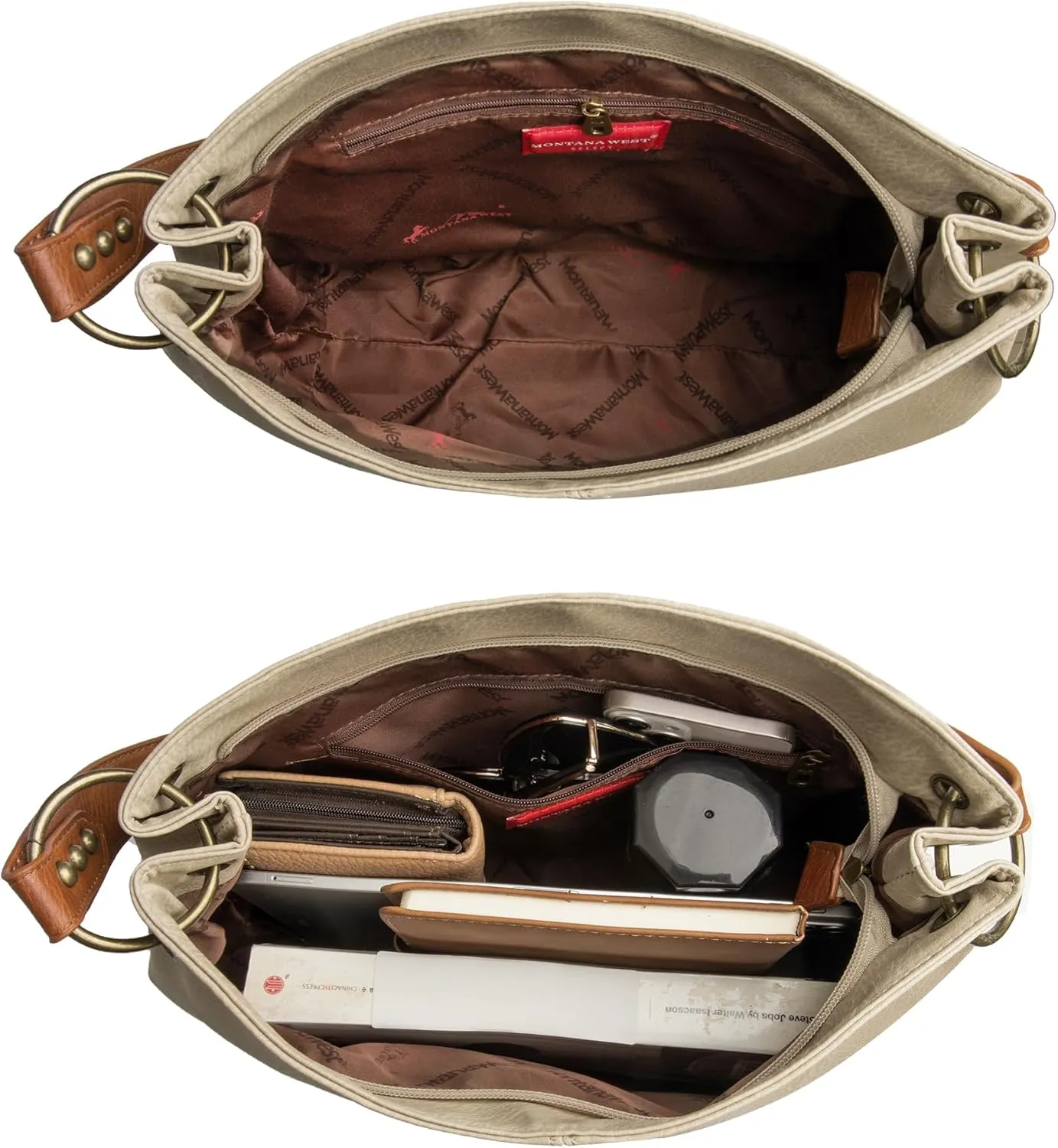 Montana West Purses for Women Hobo Shoulder Handbags with Zipper
