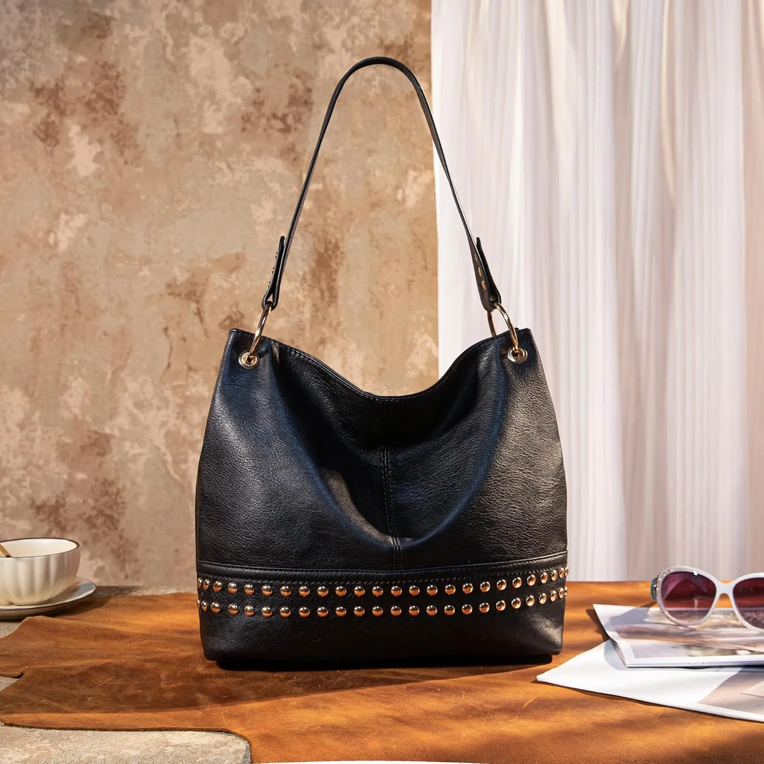 Montana West Purses for Women Hobo Shoulder Handbags with Zipper