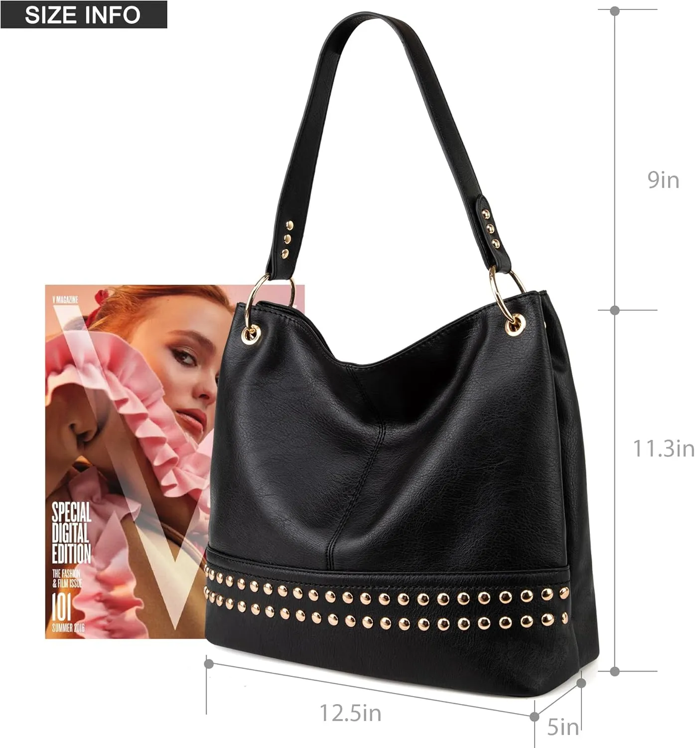 Montana West Purses for Women Hobo Shoulder Handbags with Zipper