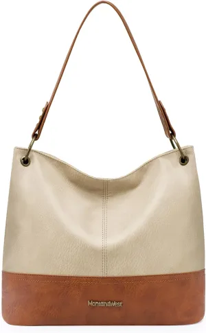 Montana West Purses for Women Hobo Shoulder Handbags with Zipper