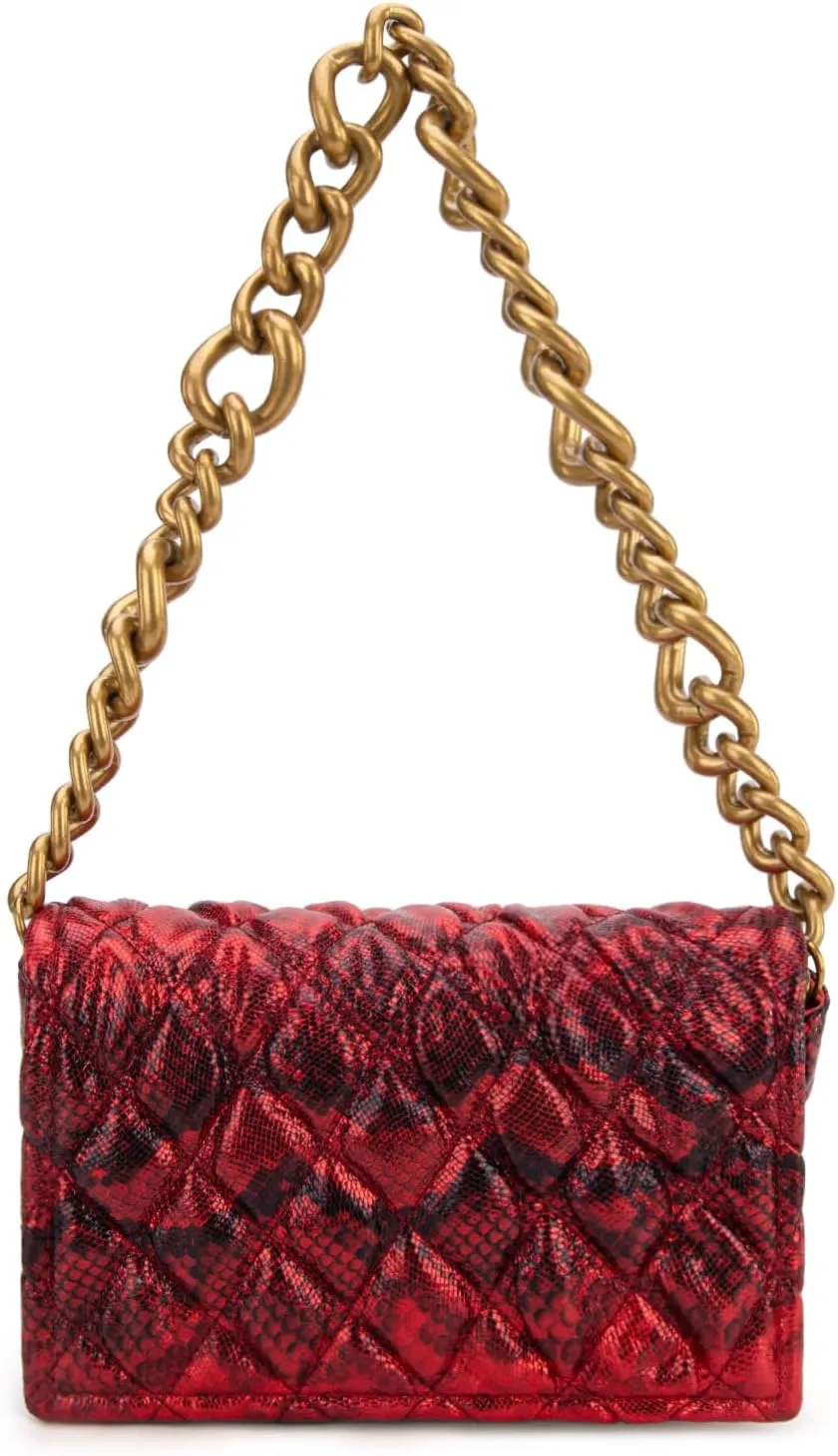 Montana West Quilted Handbags for Women Crossbody Bags Trendy Small Purses and Top Handle Handbags