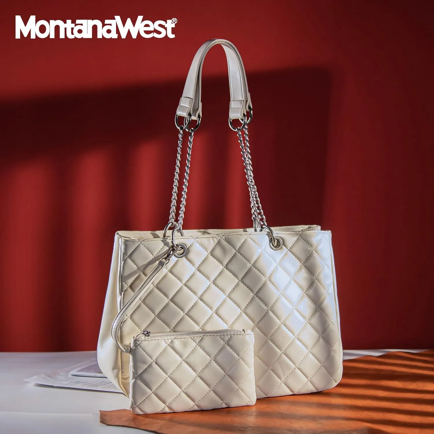 Montana West Tote Bag for Women Trendy Shoulder Bags and Foldable Design Womens Purses