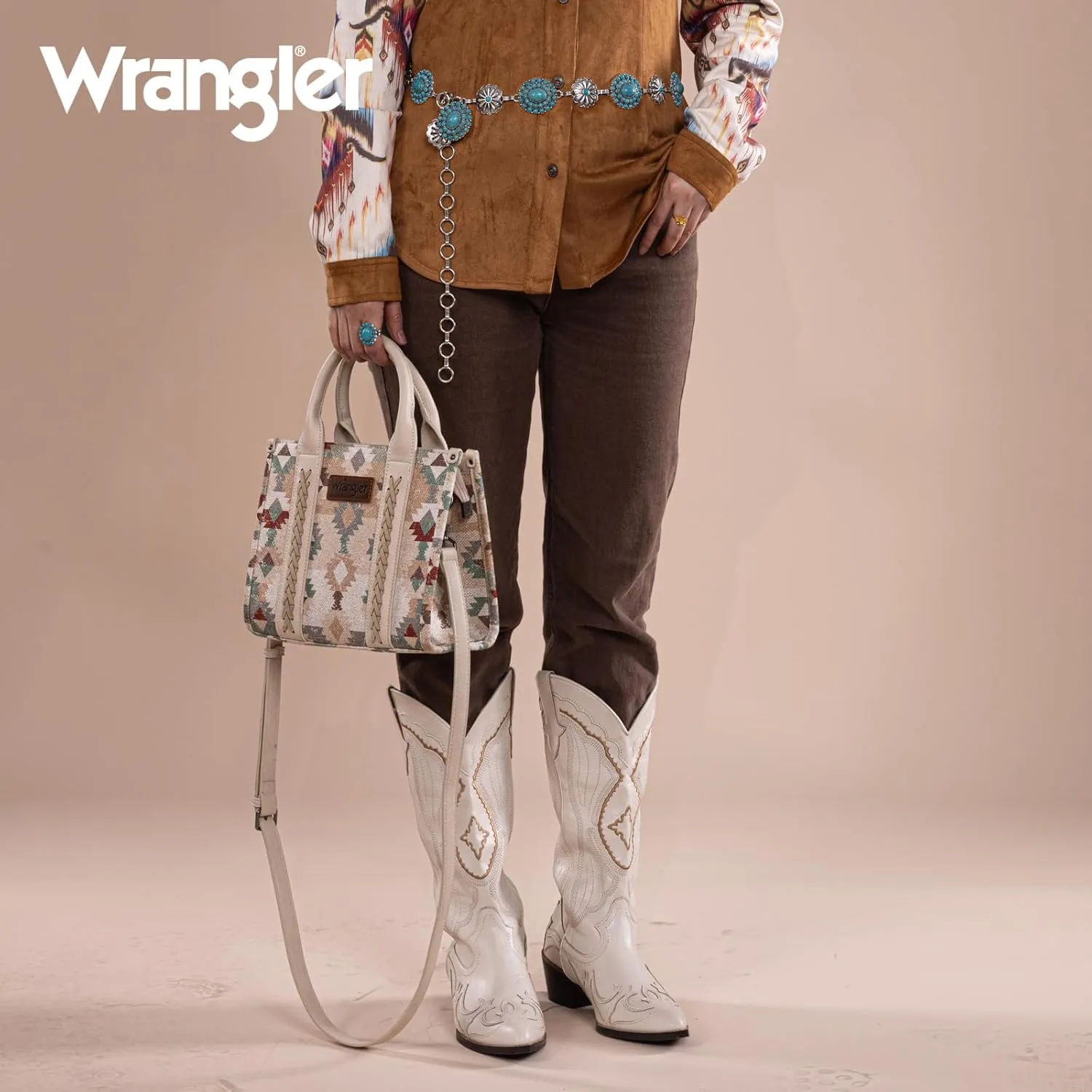 Montana West Wrangler Boho Tote Bag Aztec Top Handle Handbags and Purses Spring