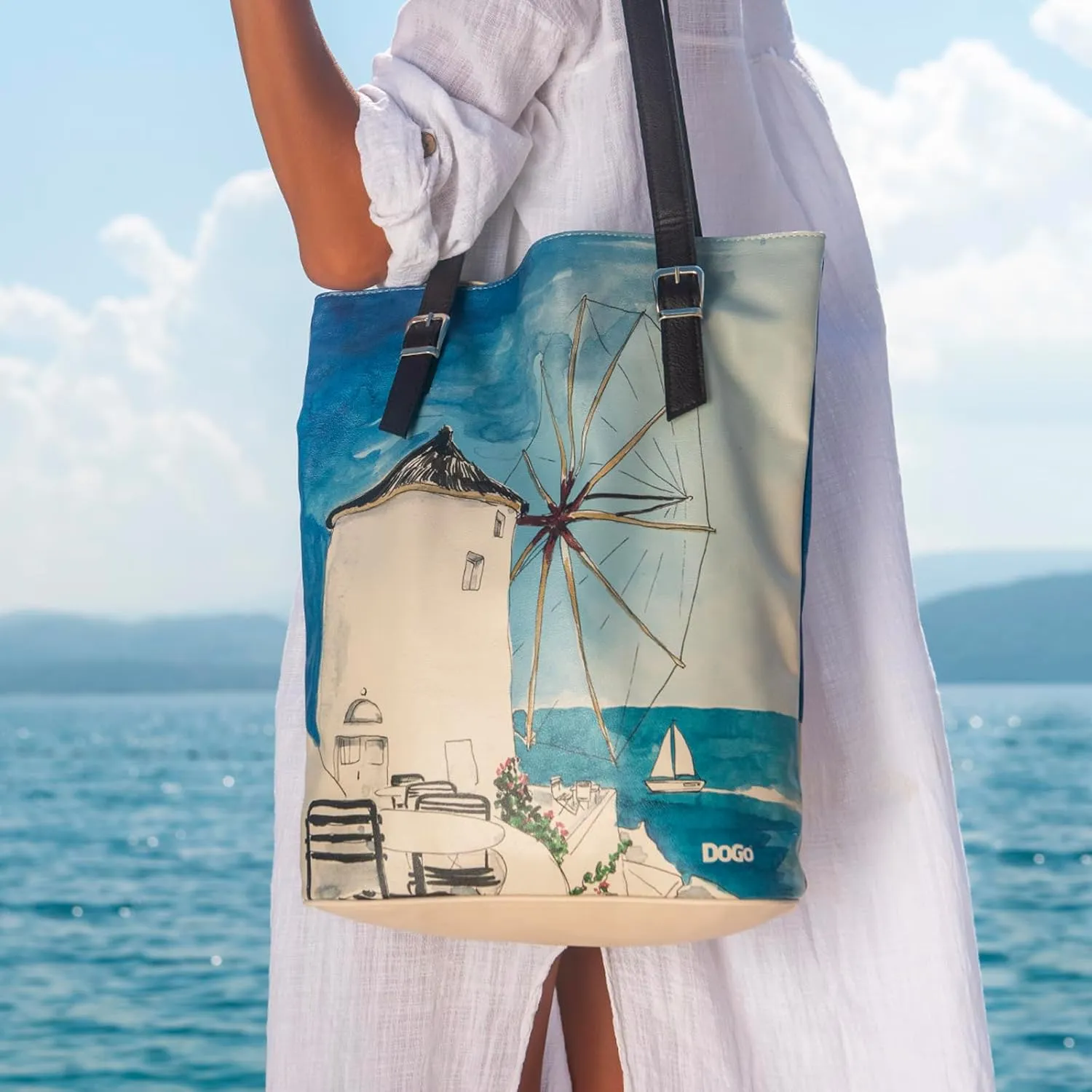 Multi Pocket Shoulder Bags for Women - Vegan Leather and Unique Design Handmade Womens Bags