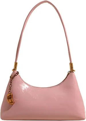 NEBIL Shoulder Bag for Women Small Vintage Shoulder Purse Handbags Retro Purse Cute Clutch Hobo Underarm Bag with 2 Straps