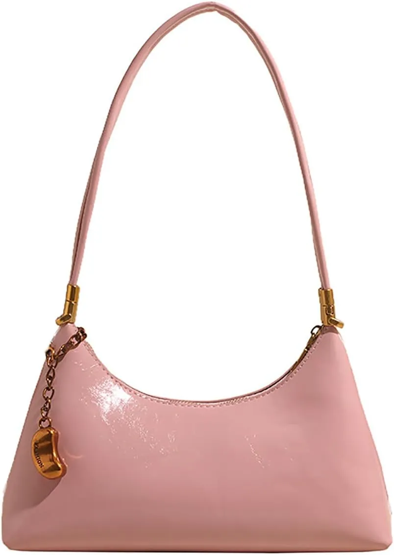 NEBIL Shoulder Bag for Women Small Vintage Shoulder Purse Handbags Retro Purse Cute Clutch Hobo Underarm Bag with 2 Straps