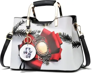 Nevenka Purses and Handbags for Women Top Handle Satchel Shoulder Bags Ladies Leather Totes…