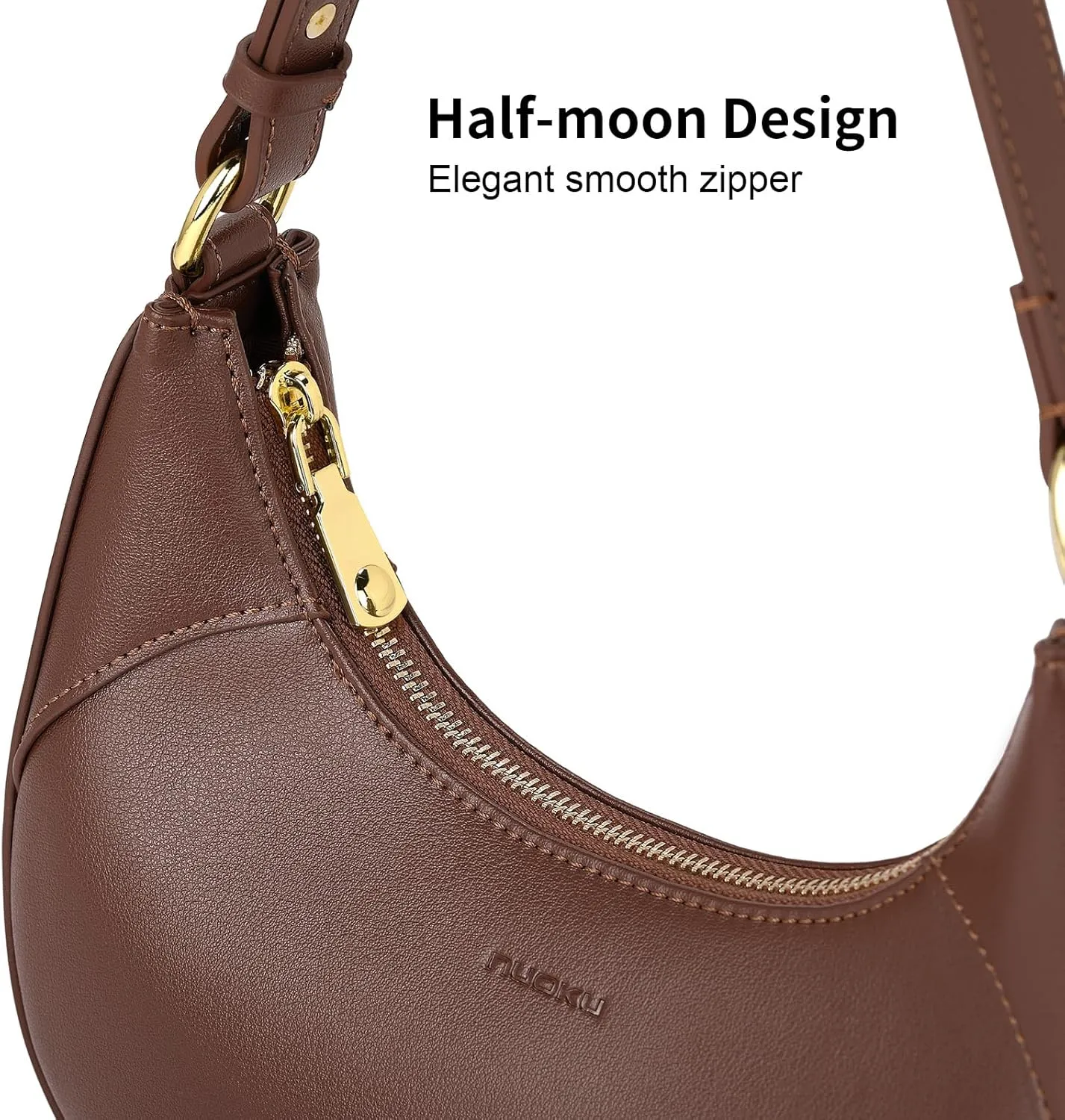 nuoku Hobo & Crescent Bags - Designer Handbags for Women