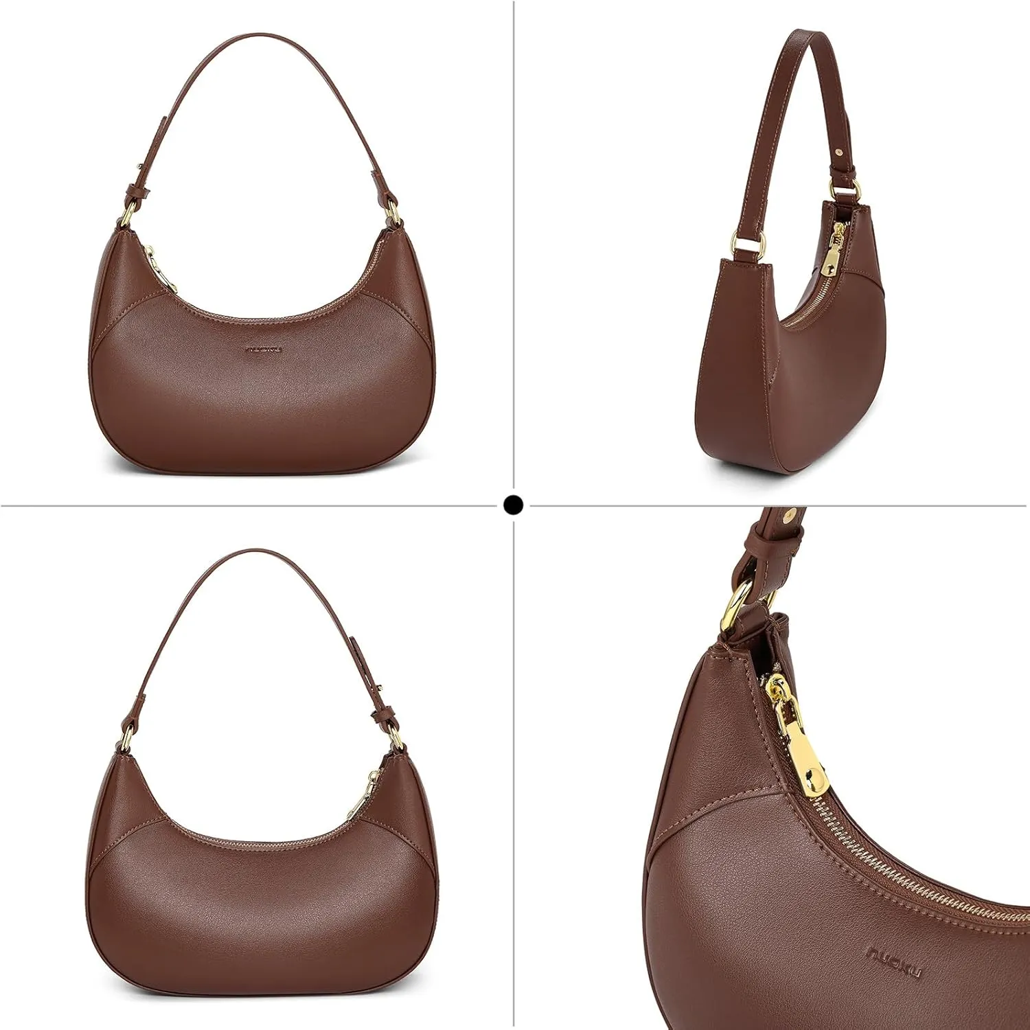 nuoku Hobo & Crescent Bags - Designer Handbags for Women