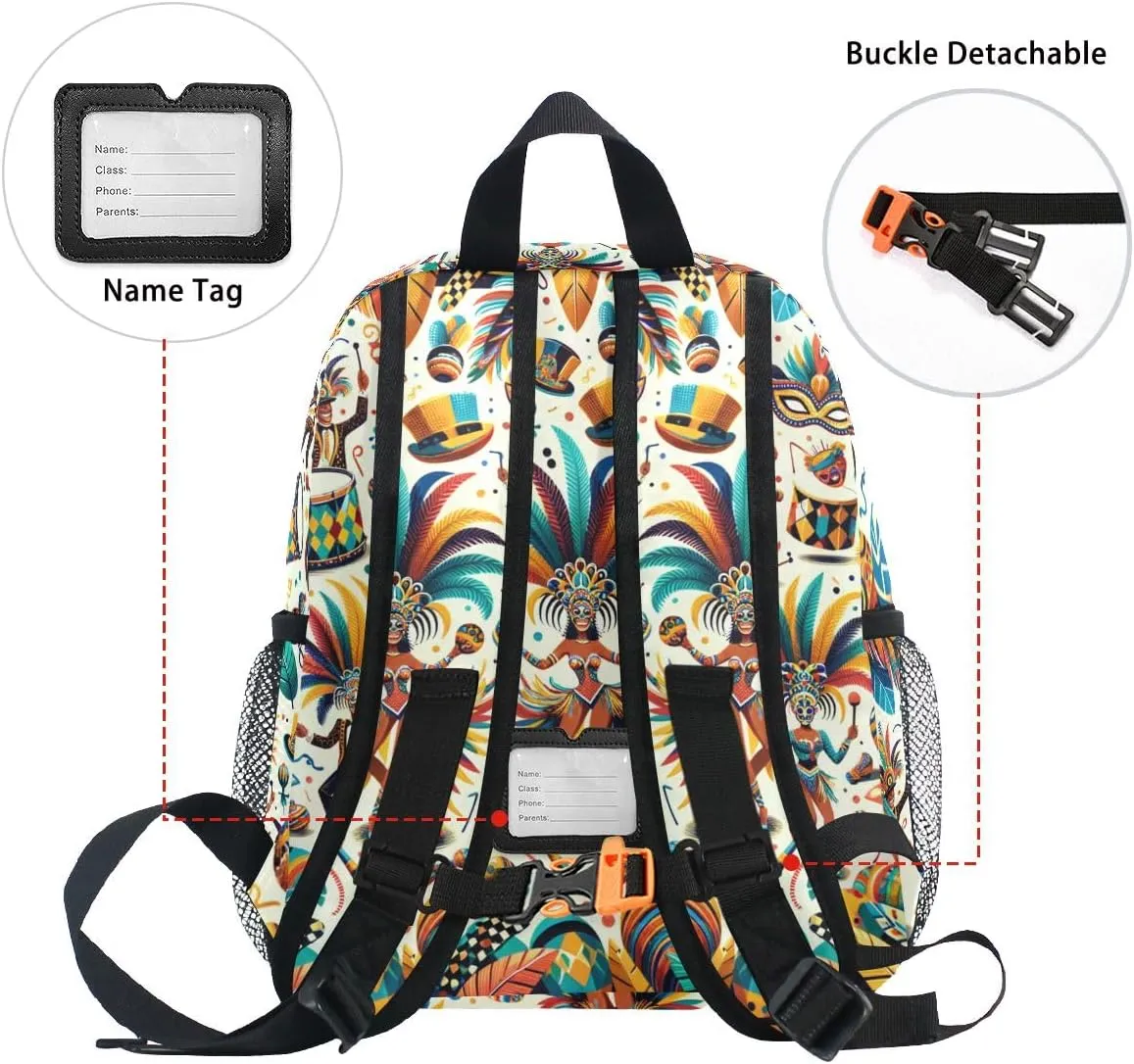 ODAWA Carnival Festival Party Little Kids Backpack Boys Toddler Girl Backpack