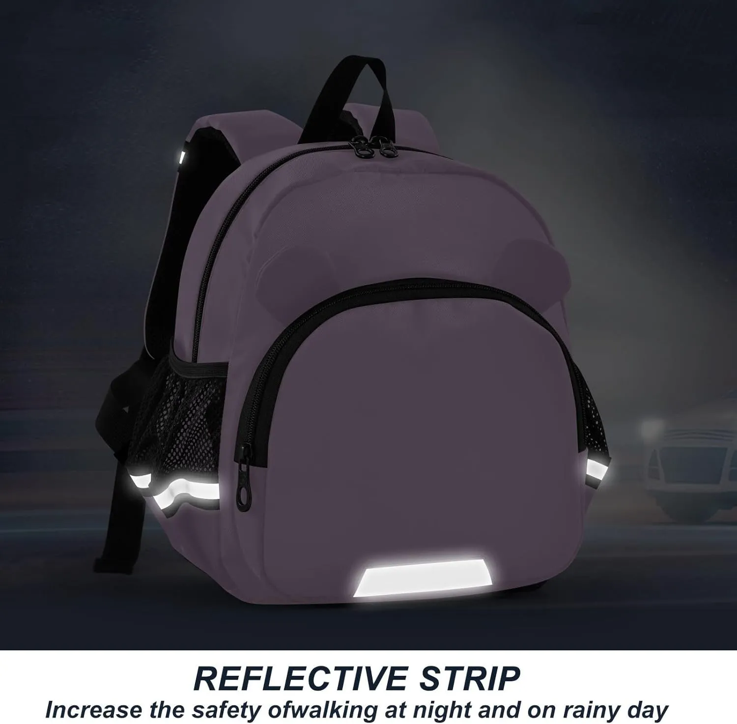 ODAWA Kid Backpacks Lilac Toddler Backpacks with Leash, Travel Backpack for Kids