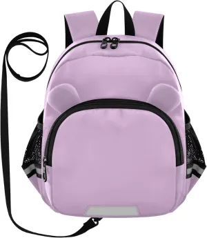 ODAWA Kid Backpacks Lilac Toddler Backpacks with Leash, Travel Backpack for Kids