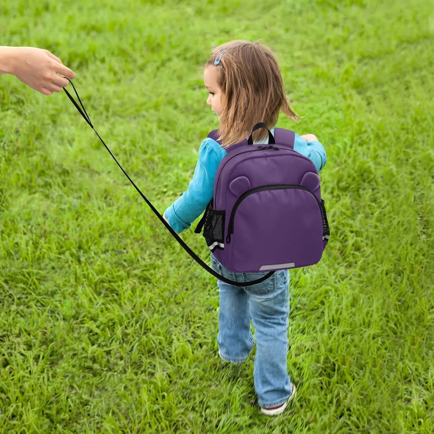 ODAWA Kids' Backpacks Purple Toddler Leash Backpacks, Kindergarten Backpack for Girls