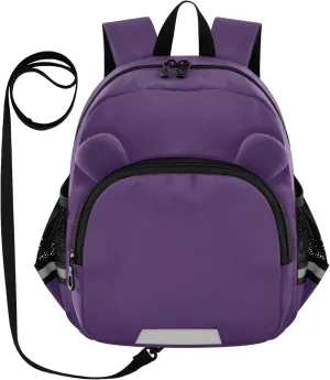 ODAWA Kids' Backpacks Purple Toddler Leash Backpacks, Kindergarten Backpack for Girls