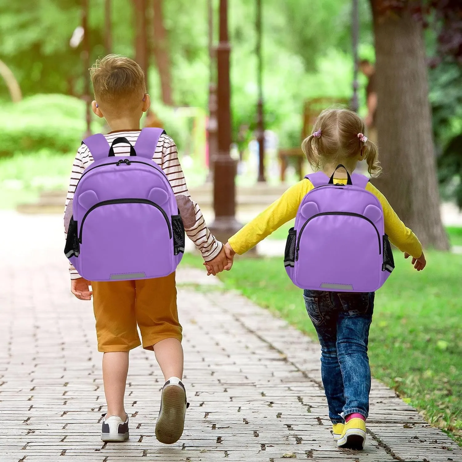 ODAWA Toddler Leash Backpacks Amethyst Kids' Backpacks, Toddler Backpack for Boys and Girls