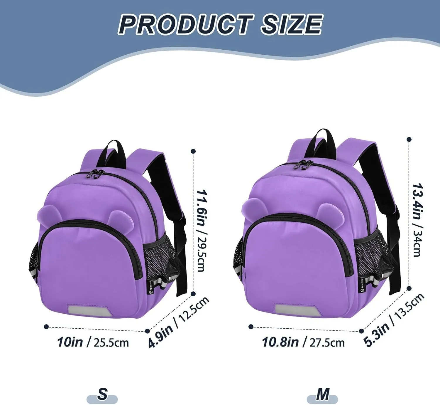 ODAWA Toddler Leash Backpacks Amethyst Kids' Backpacks, Toddler Backpack for Boys and Girls